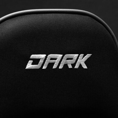 Profesionali biuro ir kompiuterinių žaidimų kėdė DARK, juodos/tamsiai pilkos spalvos 11 Profesionali biuro ir kompiuterinių žaidimų kėdė DARK, juodos/tamsiai pilkos spalvos 11