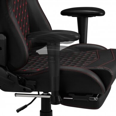 Profesionali biuro ir kompiuterinių žaidimų kėdė DARK PREMIUM, juodos spalvos 9 Profesionali biuro ir kompiuterinių žaidimų kėdė DARK PREMIUM, juodos spalvos 9