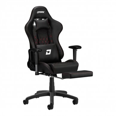 Profesionali biuro ir kompiuterinių žaidimų kėdė DARK PREMIUM, juodos spalvos 2 Profesionali biuro ir kompiuterinių žaidimų kėdė DARK PREMIUM, juodos spalvos 2