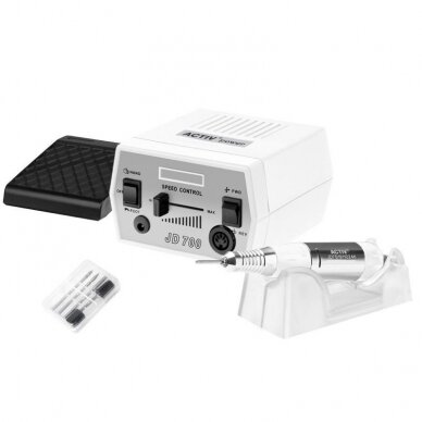 Profesionali elektrinė freza manikiūro darbams ACTIV POWER JD700 balta 35w (30.000 apsukos) 1 Profesionali elektrinė freza manikiūro darbams ACTIV POWER JD700 balta 35w (30.000 apsukos) 1