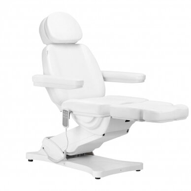 Profesionali elektrinė kosmetologinė kėdė - gultas SILLON CLASSIC, 3 variklių, baltos spalvos 2 Profesionali elektrinė kosmetologinė kėdė - gultas SILLON CLASSIC, 3 variklių, baltos spalvos 2
