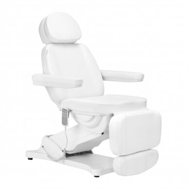 Profesionali elektrinė kosmetologinė kėdė - gultas SILLON CLASSIC, 3 variklių, baltos spalvos Profesionali elektrinė kosmetologinė kėdė - gultas SILLON CLASSIC, 3 variklių, baltos spalvos