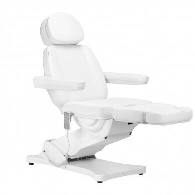 Profesionali elektrinė kosmetologinė kėdė - gultas SILLON CLASSIC, 4 variklių, baltos spalvos 2 Profesionali elektrinė kosmetologinė kėdė - gultas SILLON CLASSIC, 4 variklių, baltos spalvos 2