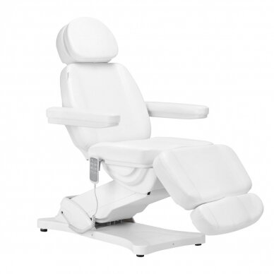 Profesionali elektrinė kosmetologinė kėdė - gultas SILLON CLASSIC, 4 variklių, baltos spalvos 1 Profesionali elektrinė kosmetologinė kėdė - gultas SILLON CLASSIC, 4 variklių, baltos spalvos 1