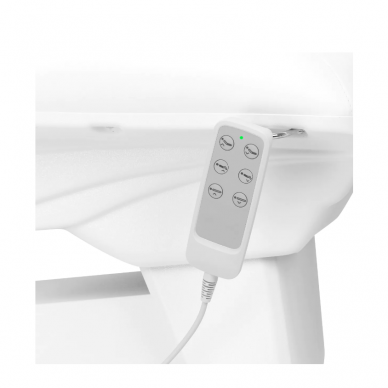 Profesionali elektrinė kosmetologinė kėdė-gultas SILLON BASIC, baltos spalvos (3 varikliai) 10 Profesionali elektrinė kosmetologinė kėdė-gultas SILLON BASIC, baltos spalvos (3 varikliai) 10