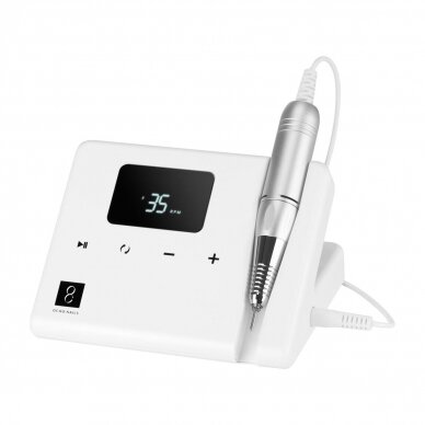 Profesionali elektrinė nagų freza manikiūro darbams OCHO TECHNIC 65W WHITE 1 Profesionali elektrinė nagų freza manikiūro darbams OCHO TECHNIC 65W WHITE 1