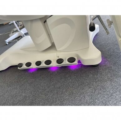 Profesionali elektrinė podologinė kėdė- lova-gultas pedikiūro procedūroms su šildymo funkcija AZZURRO 708BS PEDI PRO EXCLUSIVE (3 varikliai) 15
