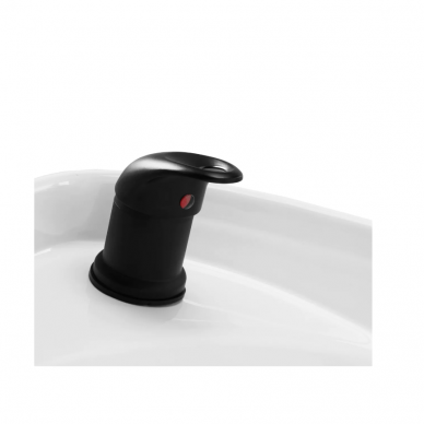 Profesionali galvos plautuvė kirpykloms bei grožio salonams GABBIANO PORTO, juodos spalvos 8 Profesionali galvos plautuvė kirpykloms bei grožio salonams GABBIANO PORTO, juodos spalvos 8