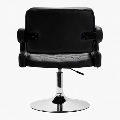HAIR SYSTEM profesionali grožio salonų meistro kėdė QS-B1801, juodos spalvos 2 HAIR SYSTEM profesionali grožio salonų meistro kėdė QS-B1801, juodos spalvos 2