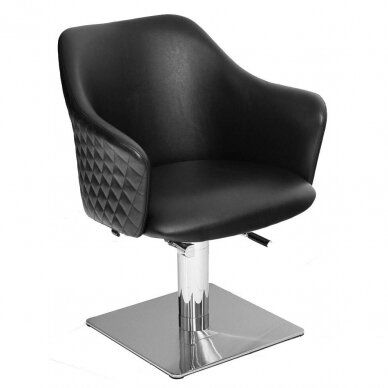 Profesionali kėdė kirpykloms ir grožio salonams BLACK ANGEL, juodos spalvos Profesionali kėdė kirpykloms ir grožio salonams BLACK ANGEL, juodos spalvos
