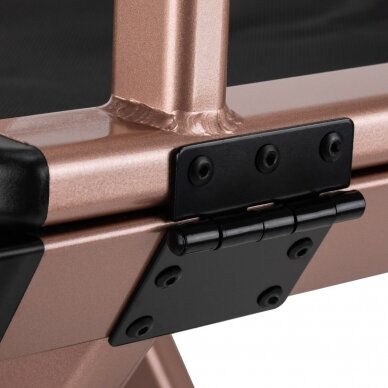 Profesionali kėdė makiažo specialistams, ROSE GOLD splavos 2 Profesionali kėdė makiažo specialistams, ROSE GOLD splavos 2