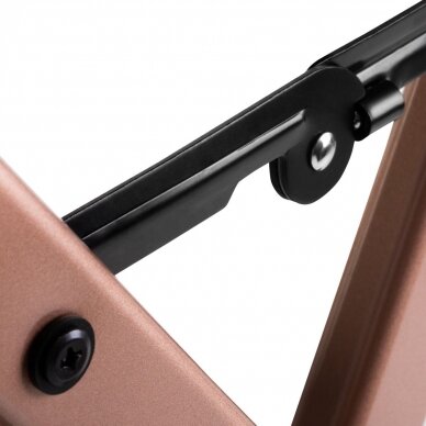 Profesionali kėdė makiažo specialistams, ROSE GOLD splavos 3 Profesionali kėdė makiažo specialistams, ROSE GOLD splavos 3