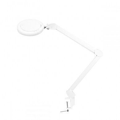 Profesionali kosmetologinė lempa-lupa tvirtinama prie stalo su šviesios reguliavimu LED GLOW 8021 Profesionali kosmetologinė lempa-lupa tvirtinama prie stalo su šviesios reguliavimu LED GLOW 8021