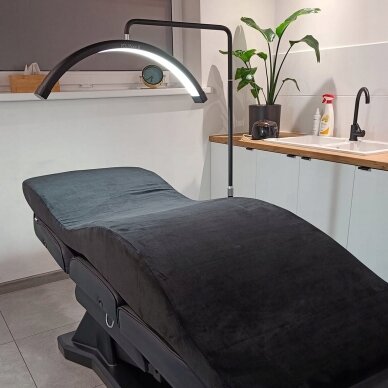 Profesionali makiažo ir blakstienų lempa kosmetologams bei grožio salonams POL MOON II, juodos spalvos 2 Profesionali makiažo ir blakstienų lempa kosmetologams bei grožio salonams POL MOON II, juodos spalvos 2