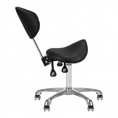 GIOVANNI CLASSIC 1004 profesionali meistro kėdė-balnas kosmetologams, juodos spalvos 5 GIOVANNI CLASSIC 1004 profesionali meistro kėdė-balnas kosmetologams, juodos spalvos 5