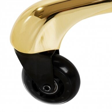Profesionali meistro kėdutė kosmetologams bei grožio salonams FINE GOLD ROLL SPEED, auksinės spalvos 7 Profesionali meistro kėdutė kosmetologams bei grožio salonams FINE GOLD ROLL SPEED, auksinės spalvos 7