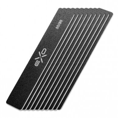 EXO PROFESSIONAL profesionali nagų dildė EXO 80/80 gritų, 10 vnt. 2 EXO PROFESSIONAL profesionali nagų dildė EXO 80/80 gritų, 10 vnt. 2