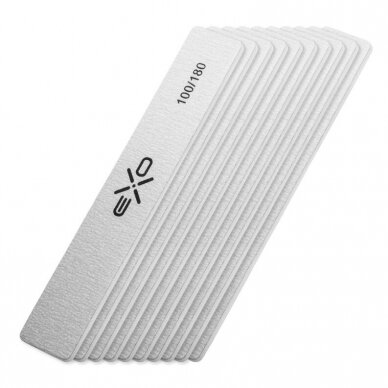 EXO PROFESSIONAL profesionali nagų dildė EXO 100/180 gritų, 10 vnt. 2 EXO PROFESSIONAL profesionali nagų dildė EXO 100/180 gritų, 10 vnt. 2