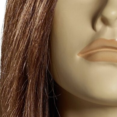 Profesionali natūralių plaukų galva kirpėjų bei stilistų mokymams NICOLA, 35 cm 2 Profesionali natūralių plaukų galva kirpėjų bei stilistų mokymams NICOLA, 35 cm 2