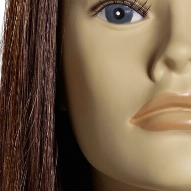 Profesionali natūralių plaukų galva kirpėjų bei stilistų mokymams LISA, 50 cm 1 Profesionali natūralių plaukų galva kirpėjų bei stilistų mokymams LISA, 50 cm 1