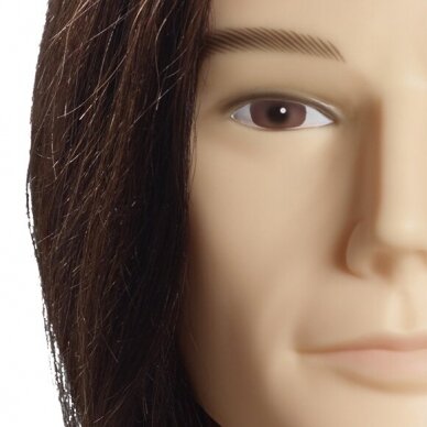 Profesionali natūralių plaukų galva kirpėjų bei stilistų mokymams ANDREAS, 25 cm 1 Profesionali natūralių plaukų galva kirpėjų bei stilistų mokymams ANDREAS, 25 cm 1