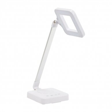ELEGANTE RED LINE profesionali stalinė lempa manikiūro darbams ELEGANTE LED SQUARE 804, baltos spalvos 2 ELEGANTE RED LINE profesionali stalinė lempa manikiūro darbams ELEGANTE LED SQUARE 804, baltos spalvos 2