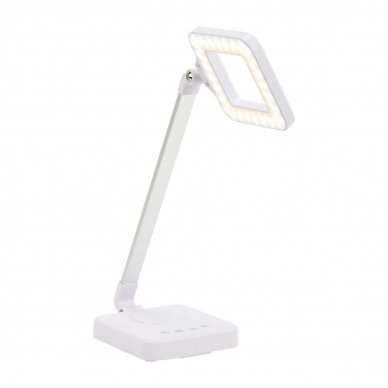 ELEGANTE RED LINE profesionali stalinė lempa manikiūro darbams ELEGANTE LED SQUARE 804, baltos spalvos 3 ELEGANTE RED LINE profesionali stalinė lempa manikiūro darbams ELEGANTE LED SQUARE 804, baltos spalvos 3