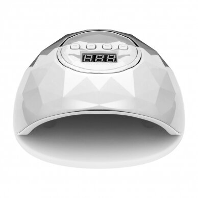 Profesionali UV/LED manikiūro ir pedikiūro lempa SHINY 86W, sidabrinio perlamutro spalvos 2 Profesionali UV/LED manikiūro ir pedikiūro lempa SHINY 86W, sidabrinio perlamutro spalvos 2