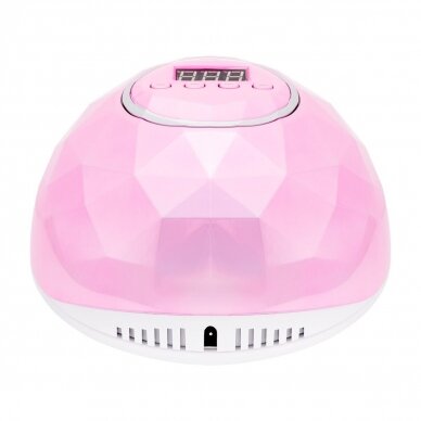 Profesionali UV/LED manikiūro ir pedikiūro lempa SHINY 86W, rožinės spalvos 3 Profesionali UV/LED manikiūro ir pedikiūro lempa SHINY 86W, rožinės spalvos 3