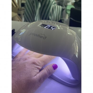 Profesionali UV/LED manikiūro lempa PROMED UVL-54 (48W), baltos spalvos 4 Profesionali UV/LED manikiūro lempa PROMED UVL-54 (48W), baltos spalvos 4