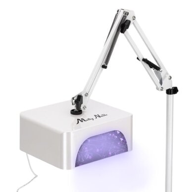 Profesionali UV/LED nagų lempa manikiūrui ir pedikiūrui V10, baltos spalvos 4