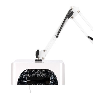 Profesionali UV/LED nagų lempa manikiūrui ir pedikiūrui V10, baltos spalvos (belaidė) 1 Profesionali UV/LED nagų lempa manikiūrui ir pedikiūrui V10, baltos spalvos (belaidė) 1
