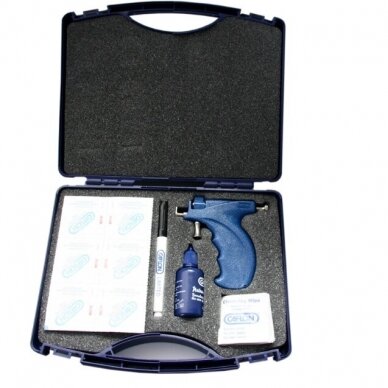 Profesionalus auskarų vėrimo prietaisas Caflon System BLU 1 Profesionalus auskarų vėrimo prietaisas Caflon System BLU 1