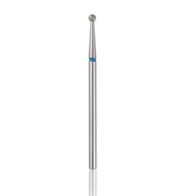 Profesionalus deimantinis frezos antgalis BALL BLUE 2,1 mm Profesionalus deimantinis frezos antgalis BALL BLUE 2,1 mm