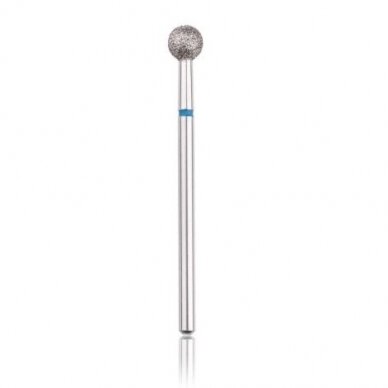 Profesionalus deimantinis frezos antgalis BALL BLUE 5,0 mm Profesionalus deimantinis frezos antgalis BALL BLUE 5,0 mm