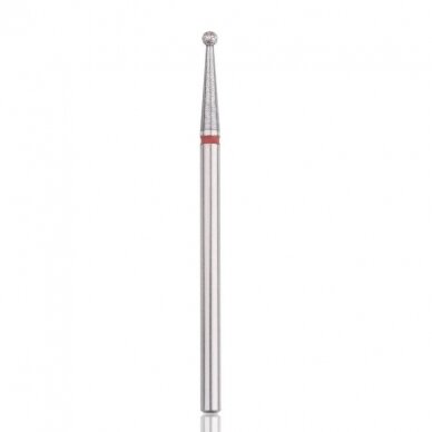 Profesionalus deimantinis frezos antgalis BALL RED 1,8 Profesionalus deimantinis frezos antgalis BALL RED 1,8