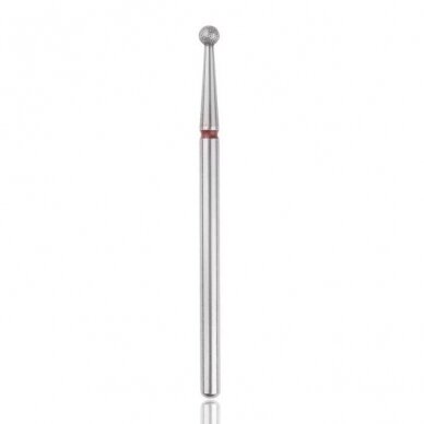 Profesionalus deimantinis frezos antgalis BALL RED 2,5 Profesionalus deimantinis frezos antgalis BALL RED 2,5