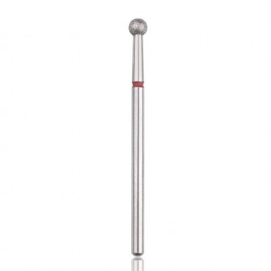 Profesionalus deimantinis frezos antgalis BALL RED 2,9 Profesionalus deimantinis frezos antgalis BALL RED 2,9