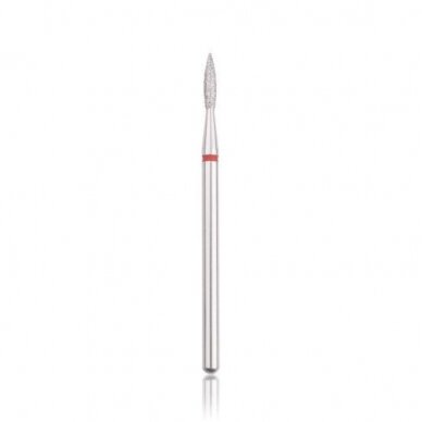 Profesionalus deimantinis frezos antgalis FLAME SHARP RED Profesionalus deimantinis frezos antgalis FLAME SHARP RED