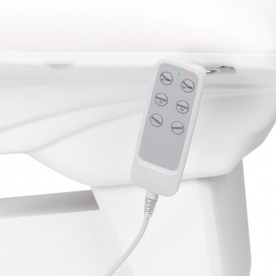 Profesionalus elektrinis gultas-lova kosmetologams SILLON BASIC, 3 variklių, baltos spalvos 11 Profesionalus elektrinis gultas-lova kosmetologams SILLON BASIC, 3 variklių, baltos spalvos 11