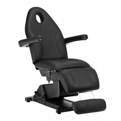 Profesionalus elektrinis gultas-lova kosmetologams SILLON BASIC, 3 variklių, juodos spalvos 2 Profesionalus elektrinis gultas-lova kosmetologams SILLON BASIC, 3 variklių, juodos spalvos 2
