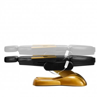 Profesionalus elektrinis kosmetologinis gultas-lova SILLON LUX GOLD 273B (3 varikliai), juodos spalvos 5 Profesionalus elektrinis kosmetologinis gultas-lova SILLON LUX GOLD 273B (3 varikliai), juodos spalvos 5