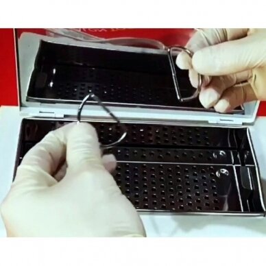 Profesionalus karšto oro sterilizatorius higienos pasui CH-360T, baltos spalvos 7