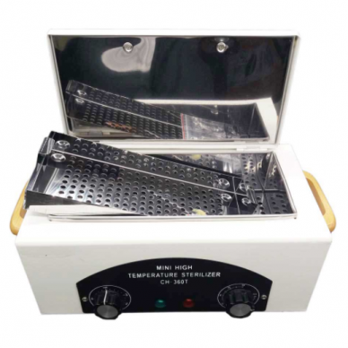 Profesionalus karšto oro sterilizatorius higienos pasui CH-360T, baltos spalvos 1 Profesionalus karšto oro sterilizatorius higienos pasui CH-360T, baltos spalvos 1