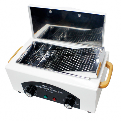 Profesionalus karšto oro sterilizatorius higienos pasui CH-360T, baltos spalvos 3