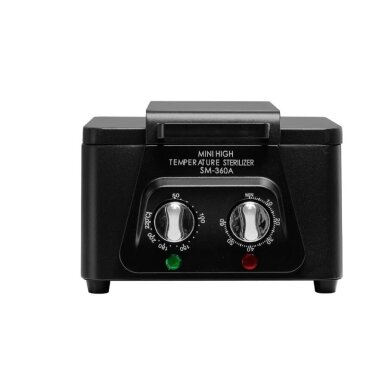 Profesionalus karšto oro sterilizatorius higienos pasui SM-360A, juodos spalvos 2 Profesionalus karšto oro sterilizatorius higienos pasui SM-360A, juodos spalvos 2