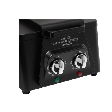 Profesionalus karšto oro sterilizatorius higienos pasui SM-360A, juodos spalvos 4 Profesionalus karšto oro sterilizatorius higienos pasui SM-360A, juodos spalvos 4