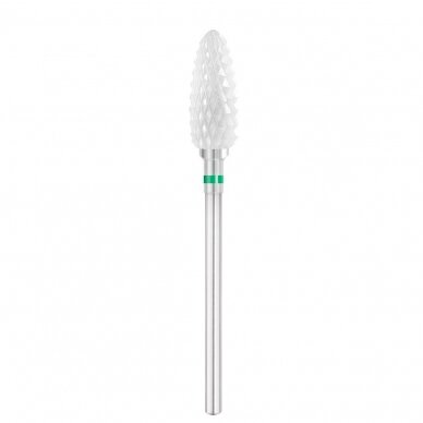 EXO PROFESSIONAL profesionalus keramikinis frezos antgalis manikiūrui EXO apvalus kūgis 6,0 mm gr / 230 c EXO PROFESSIONAL profesionalus keramikinis frezos antgalis manikiūrui EXO apvalus kūgis 6,0 mm gr / 230 c
