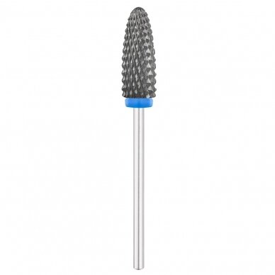 EXO PROFESSIONAL profesionalus keramikinis frezos antgalis manikiūrui EXO ovalus juodas spalvos 6,0 mm bl EXO PROFESSIONAL profesionalus keramikinis frezos antgalis manikiūrui EXO ovalus juodas spalvos 6,0 mm bl
