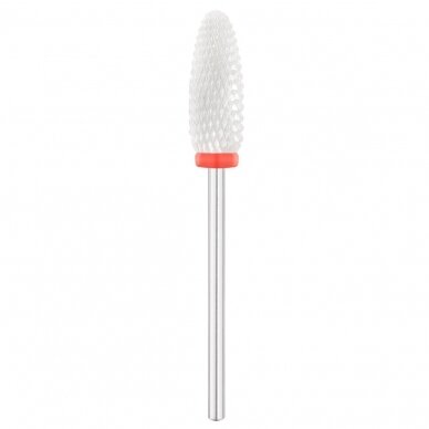 SUNONE profesionalus keramikinis frezos antgalis manikiūrui ovalus 6,0 mm SOFT 1 SUNONE profesionalus keramikinis frezos antgalis manikiūrui ovalus 6,0 mm SOFT 1